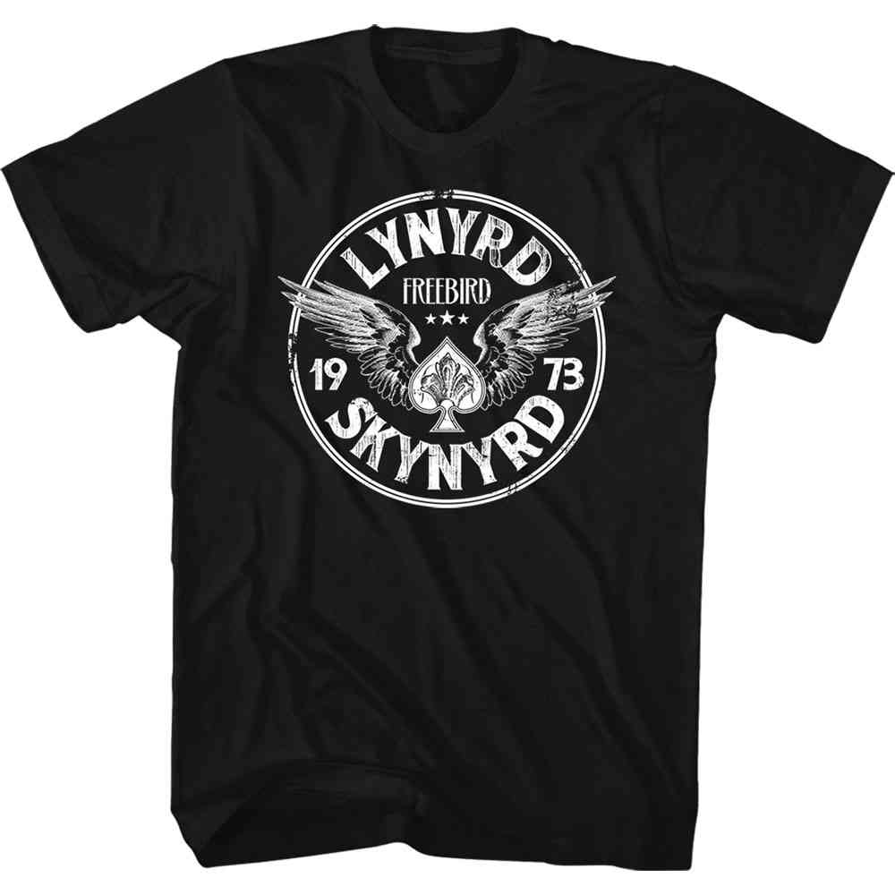 Lynyrd Skynyrd - Freebird '73 Wings Heren Tshirt - Zwart